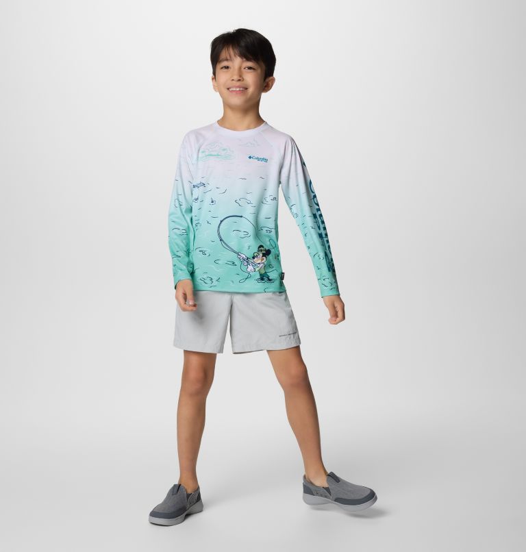 Kids' CSC x Disney PFG Terminal Tackle Long Sleeve Shirt, Color: Gulf Stream, image 6