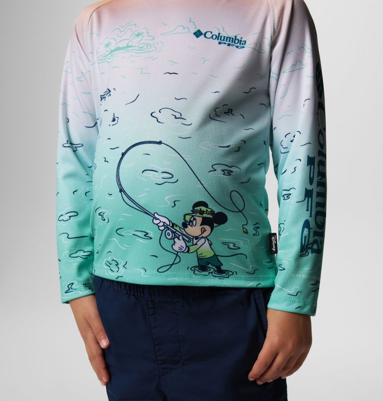 Toddler CSC x Disney PFG Terminal Tackle Long Sleeve Shirt, Color: Gulf Stream, image 4