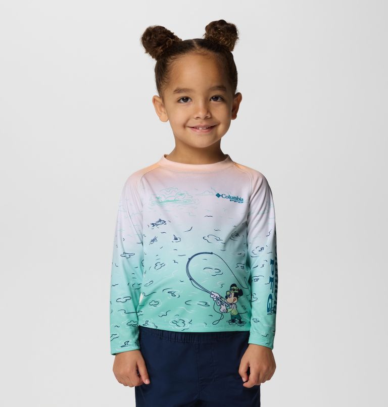 Toddler CSC x Disney PFG Terminal Tackle Long Sleeve Shirt, Color: Gulf Stream, image 1