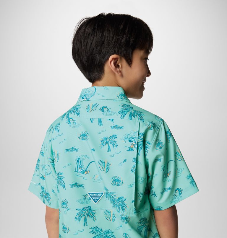 Kids' CSC x Disney PFG Super Slack Tide Shirt, Color: Gulf Stream, image 5