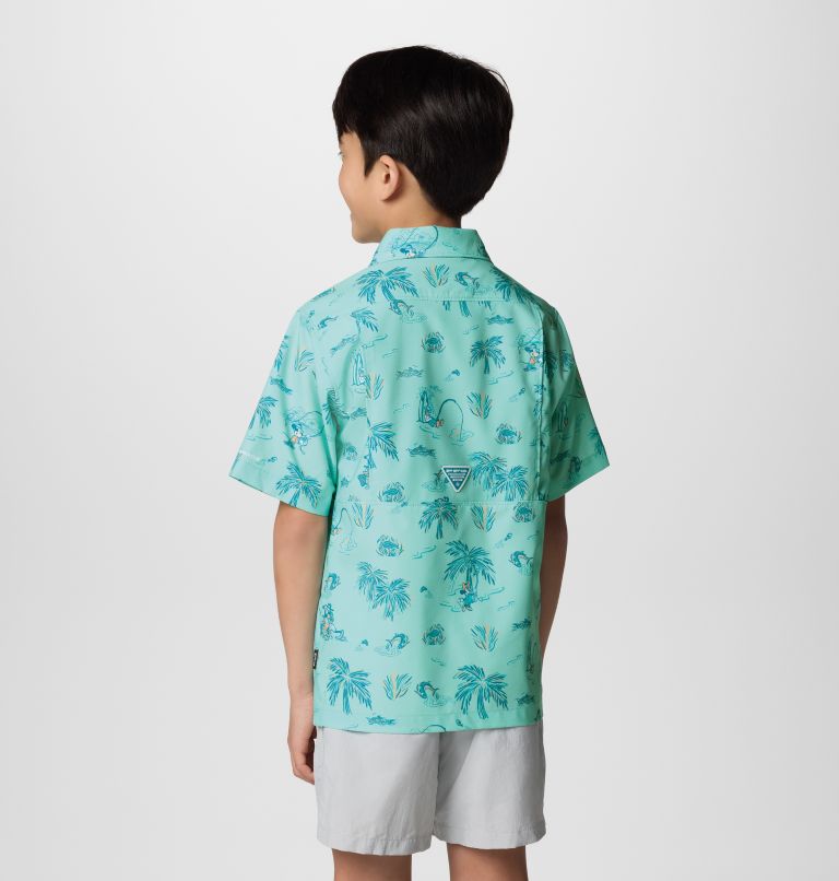 Kids' CSC x Disney PFG Super Slack Tide Shirt, Color: Gulf Stream, image 2