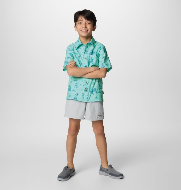 Kids' CSC x Disney PFG Super Slack Tide Shirt, Color: Gulf Stream, image 7
