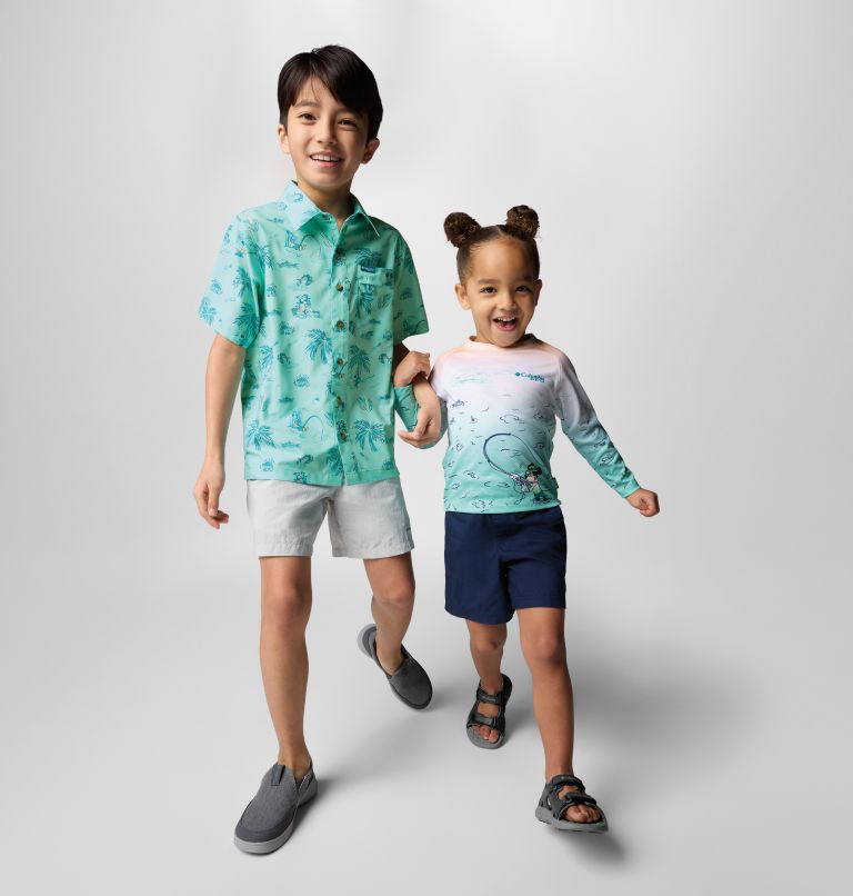 Kids' CSC x Disney PFG Super Slack Tide Shirt, Color: Gulf Stream, image 10