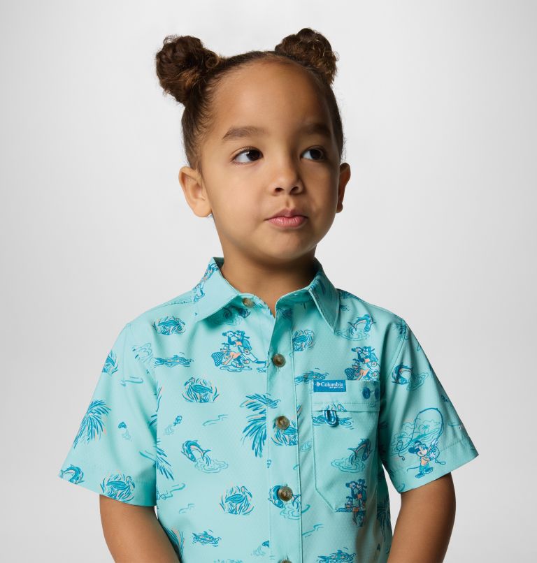 Toddler CSC x Disney PFG Super Slack Tide Shirt, Color: Gulf Stream, image 4
