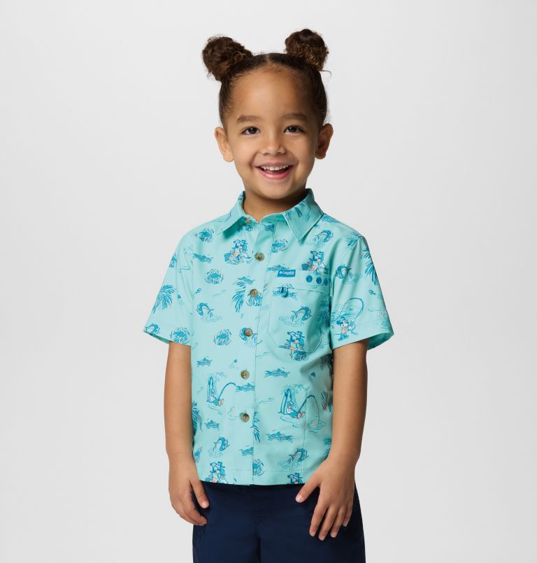 Toddler CSC x Disney PFG Super Slack Tide Shirt, Color: Gulf Stream, image 1