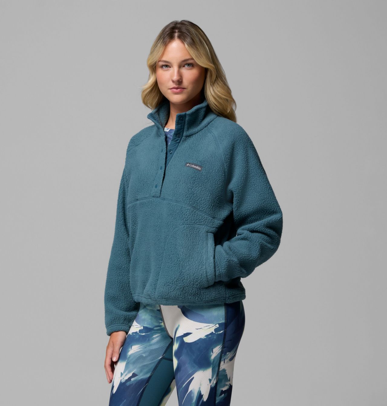 Women's Jasper Ridge™ Pebbled Fleece Half Snap 4