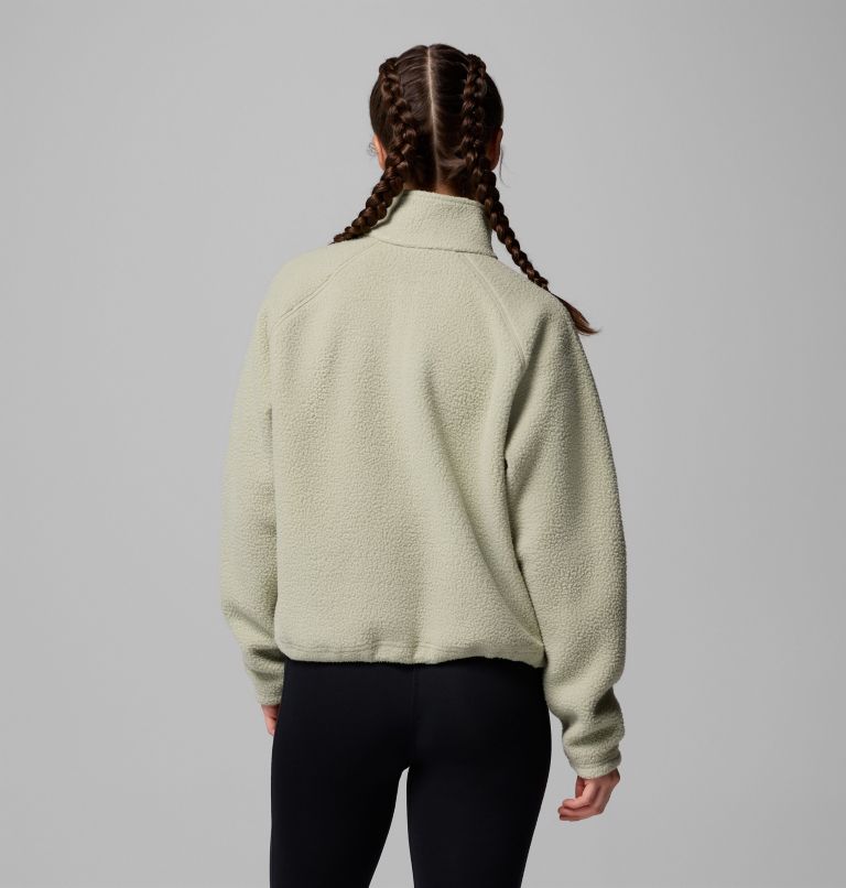 Women's Jasper Ridge Pebbled Fleece Full Snap, Color: Safari, image 3