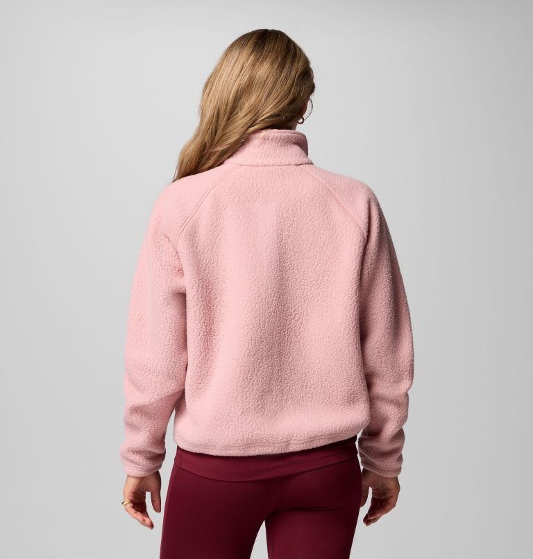 Women's Jasper Ridge Pebbled Fleece Full Snap, Color: Eraser Pink, image 3