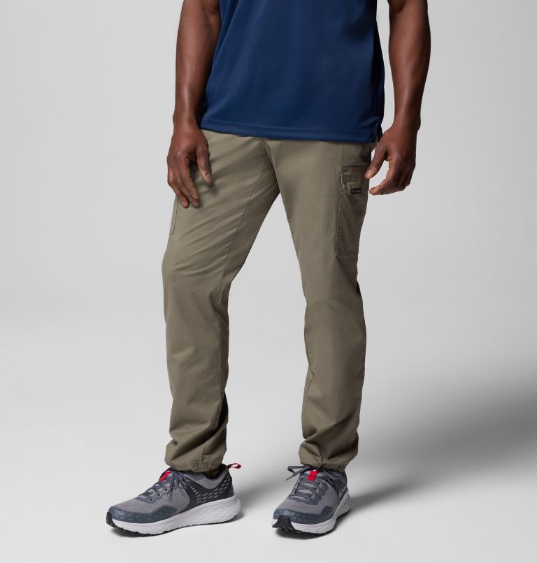 Men's Rapid Rivers Pull-On Cargo Trousers, Color: Stone Green, image 4