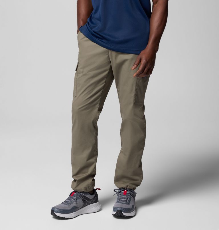Men's Rapid Rivers Pull-On Cargo Trousers, Color: Stone Green, image 1