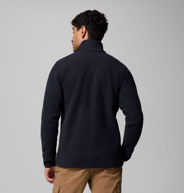 Men's Jasper Ridge Pebbled Full Zip Fleece, Color: Black, image 3