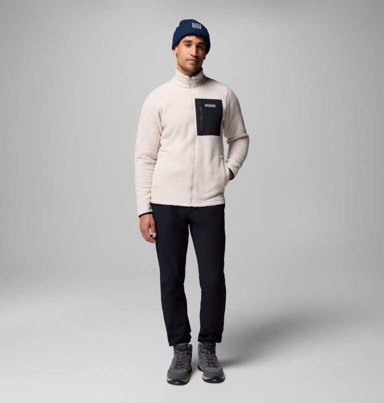 Men's Jasper Ridge Pebbled Full Zip Fleece, Color: Dark Stone, Black, image 2