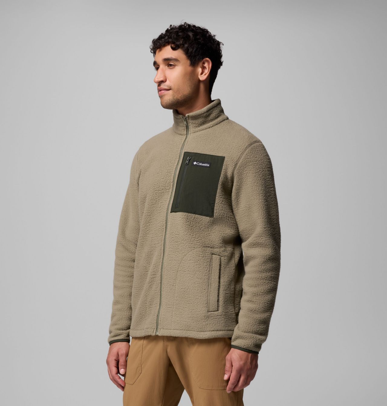 Men's Jasper Ridge™ Pebbled Full Zip Fleece 4