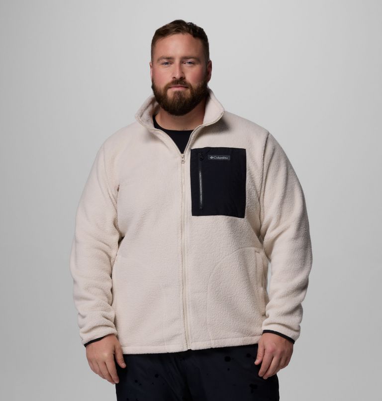 Men's Jasper Ridge Pebbled Full Zip Fleece - Big, Color: Dark Stone, Black, image 1
