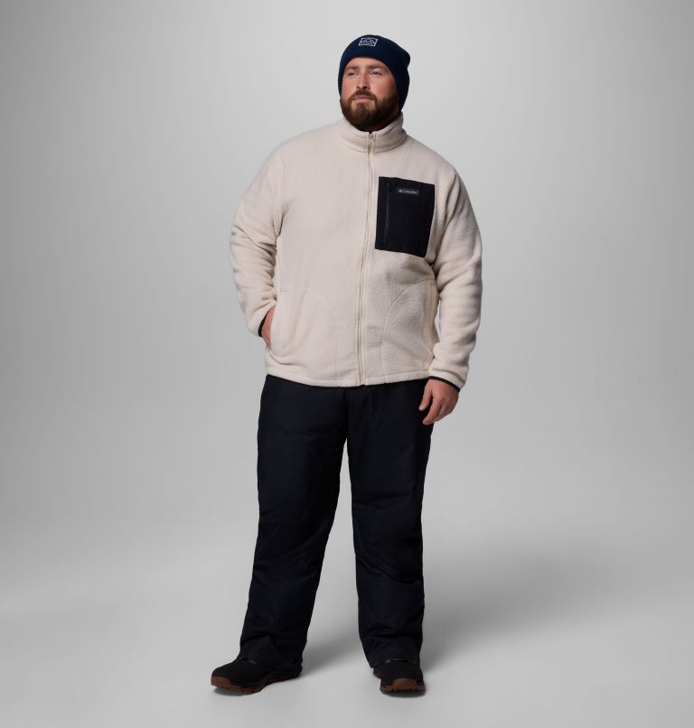 Men's Jasper Ridge Pebbled Full Zip Fleece - Big, Color: Dark Stone, Black, image 2