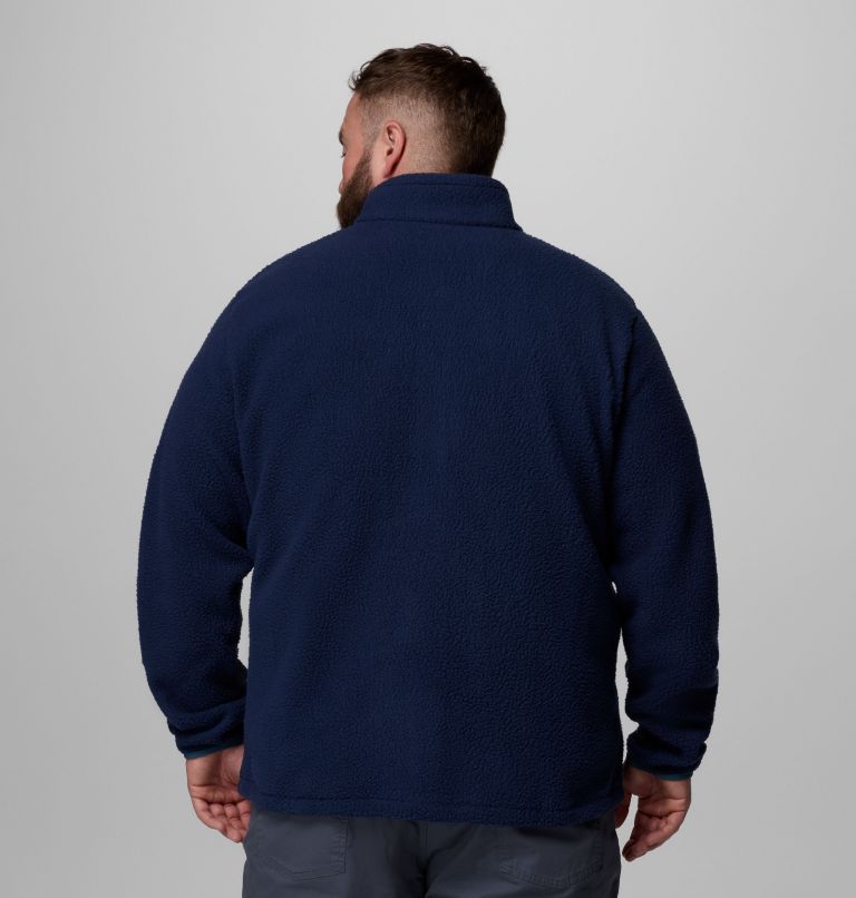 Men's Jasper Ridge Pebbled Full Zip Fleece - Big, Color: Collegiate Navy, Everblue, image 3