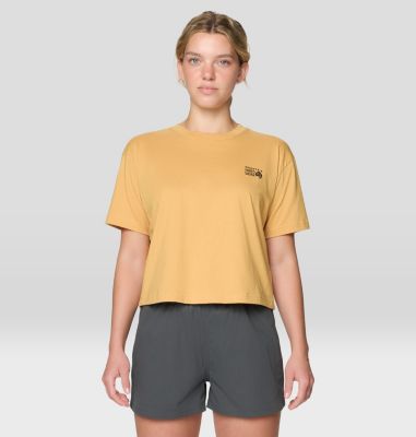売れ筋商品|||マウンテンハードウェア カットソー トップス レディース MHW Logo Short-Sleeve T-Shirt - Women's Wild Oyster Women's MHW Logo in a Box™ Short Sleeve | Mountain Hardwear