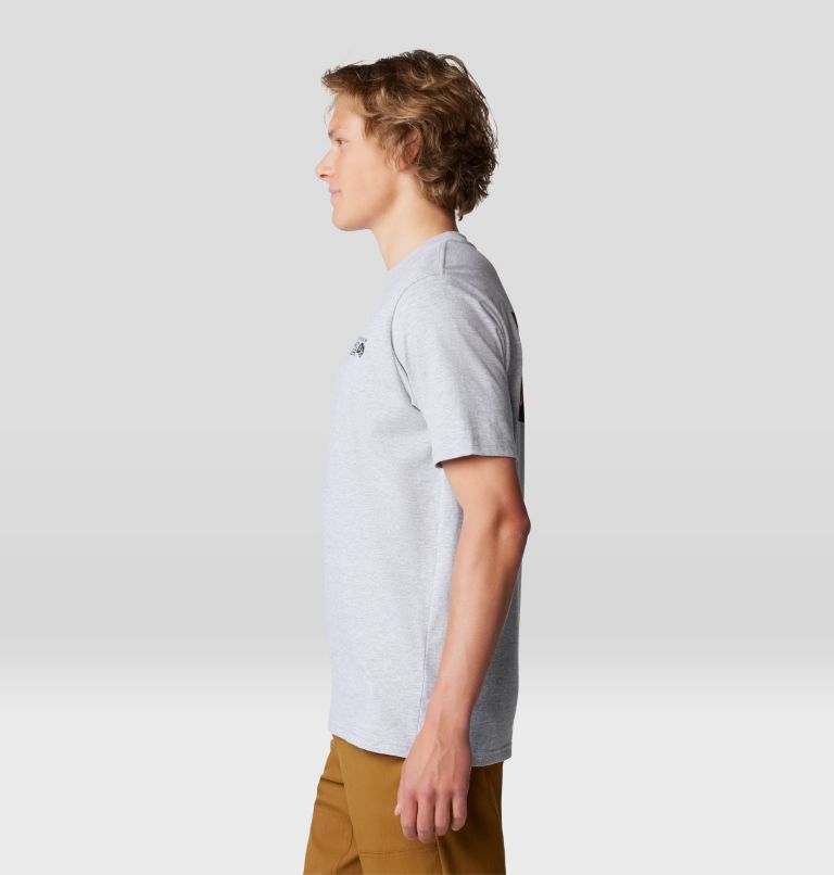 Men's MHW Box Logo Short Sleeve, Color: Hardwear Grey Heather, image 3