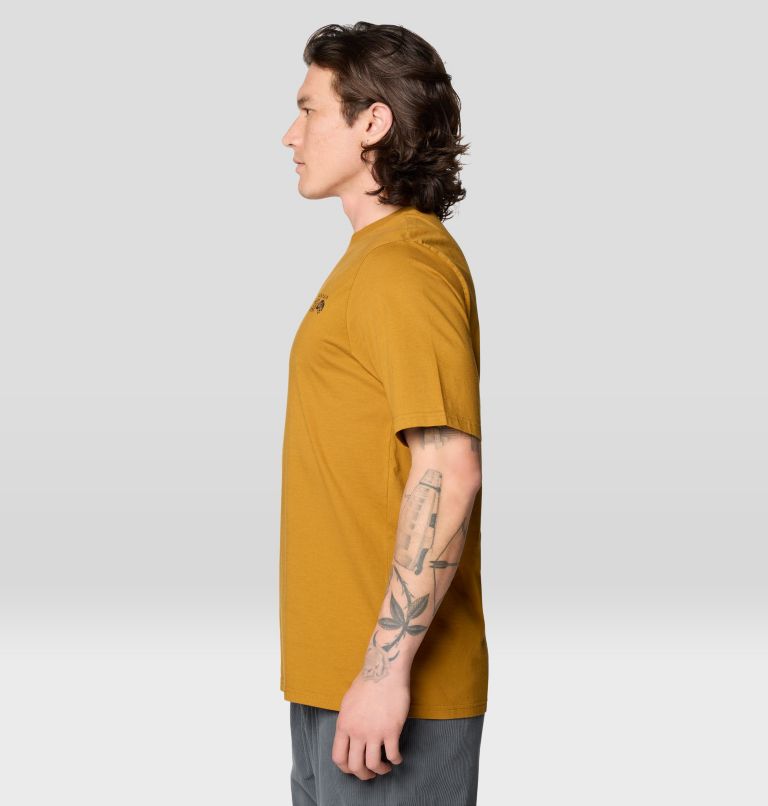 Men's MHW Box Logo Short Sleeve, Color: Underbrush, image 3