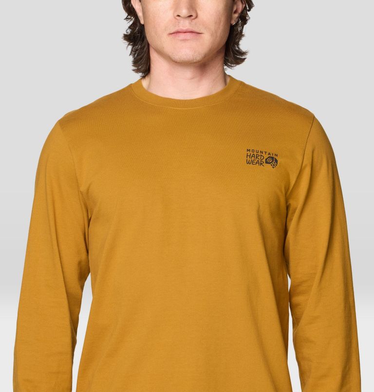 Men's MHW Box Logo Long Sleeve, Color: Underbrush, image 4