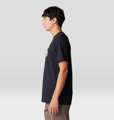 Men's MHW Logo Short Sleeve, Color: Black, image 3