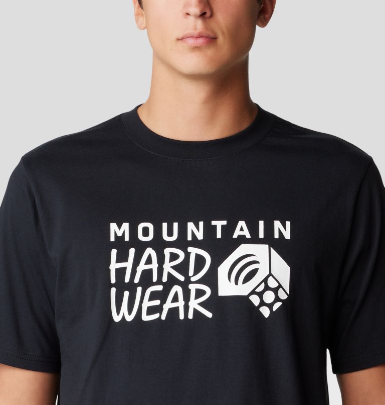 Men's MHW Logo Short Sleeve, Color: Black, image 4