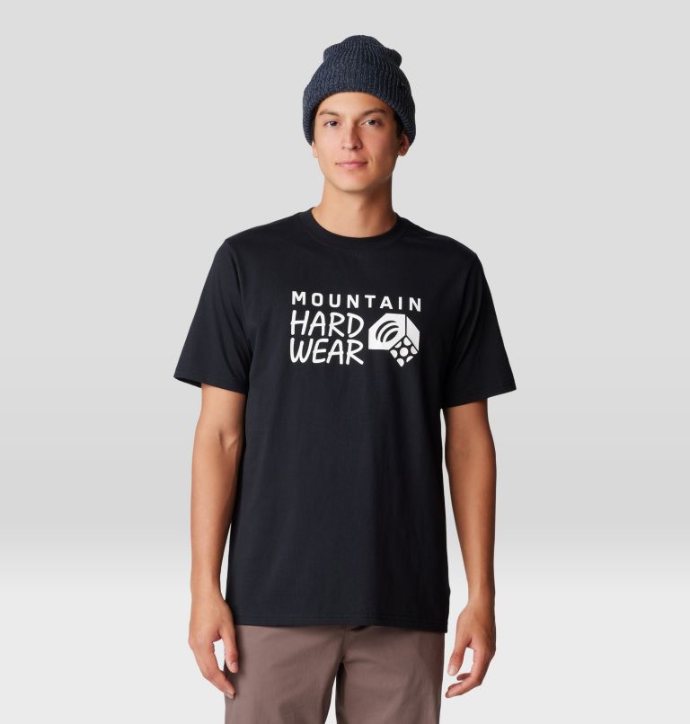 Men's MHW Logo Short Sleeve, Color: Black, image 6