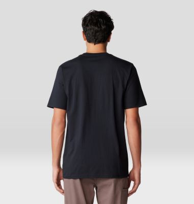 Men's MHW Logo Short Sleeve, Color: Black, image 2