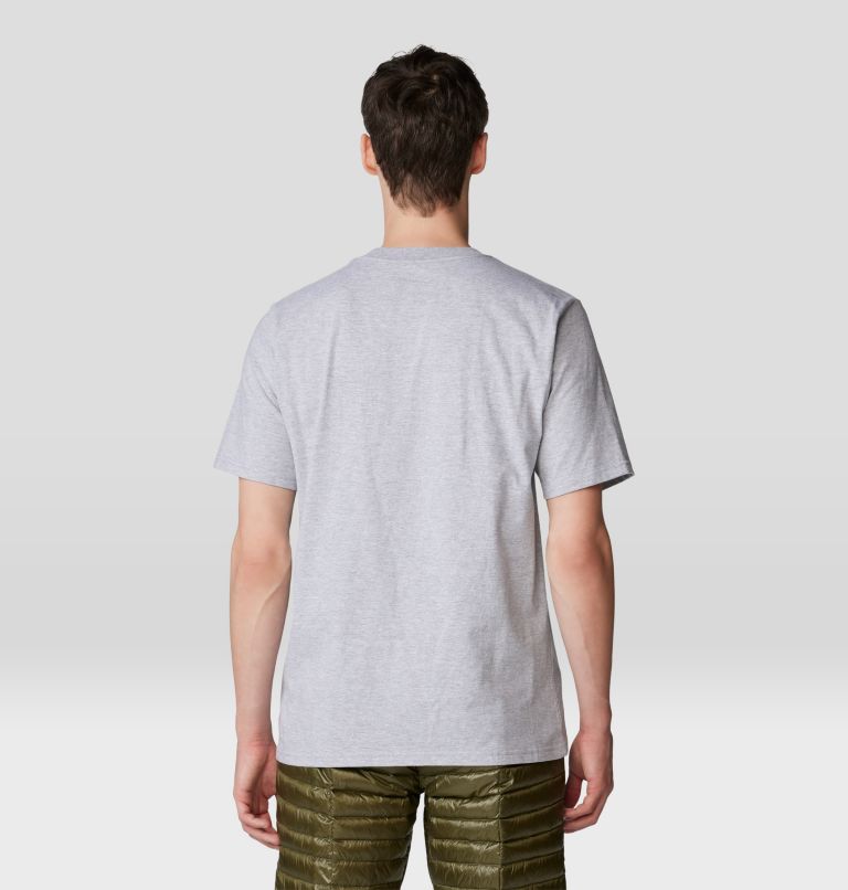 Men's MHW Logo Short Sleeve, Color: Hardwear Grey Heather, image 2
