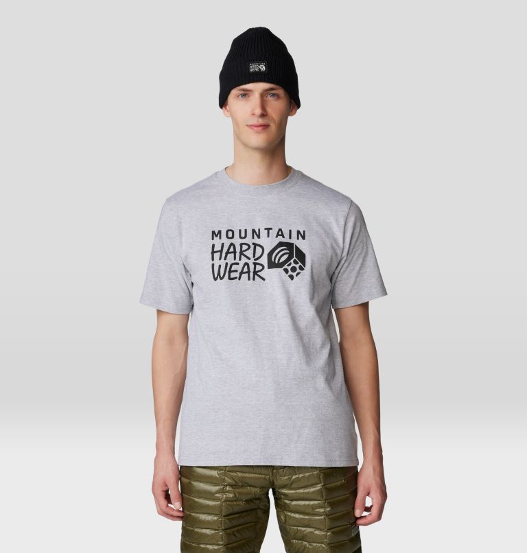 Men's MHW Logo Short Sleeve, Color: Hardwear Grey Heather, image 1