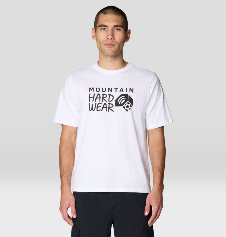 Men's MHW Logo Short Sleeve, Color: White, image 4