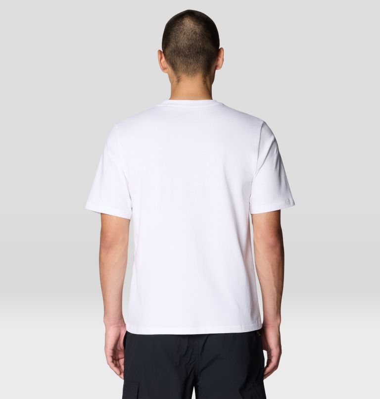 Men's MHW Logo Short Sleeve, Color: White, image 2