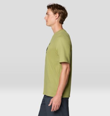 Men's MHW Logo Short Sleeve, Color: Fatigue Green, image 7