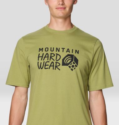 Men's MHW Logo Short Sleeve, Color: Fatigue Green, image 8
