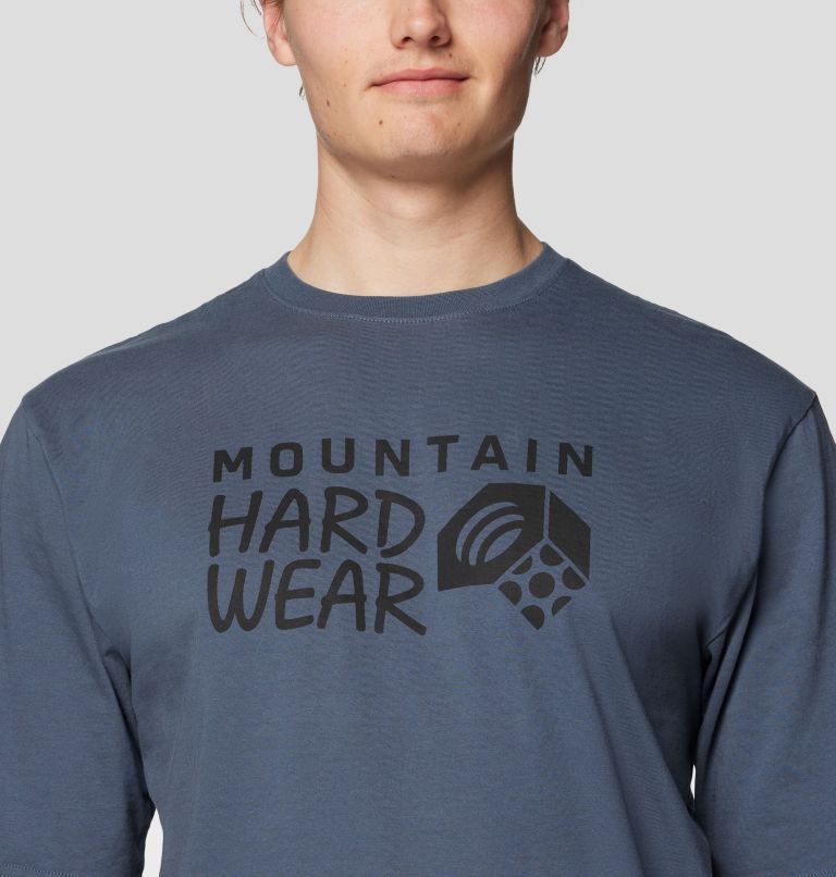 Men's MHW Logo Short Sleeve, Color: Moon Blue, image 4