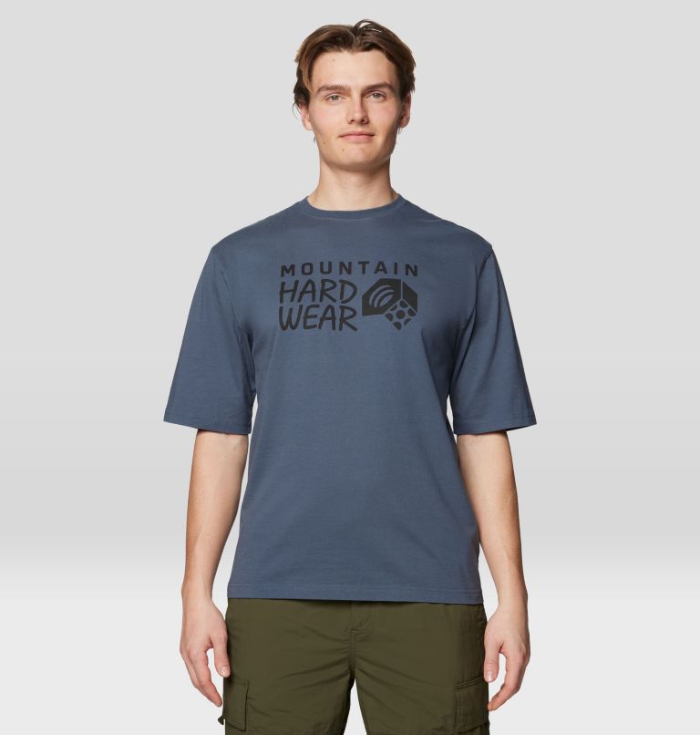 Men's MHW Logo Short Sleeve, Color: Moon Blue, image 1