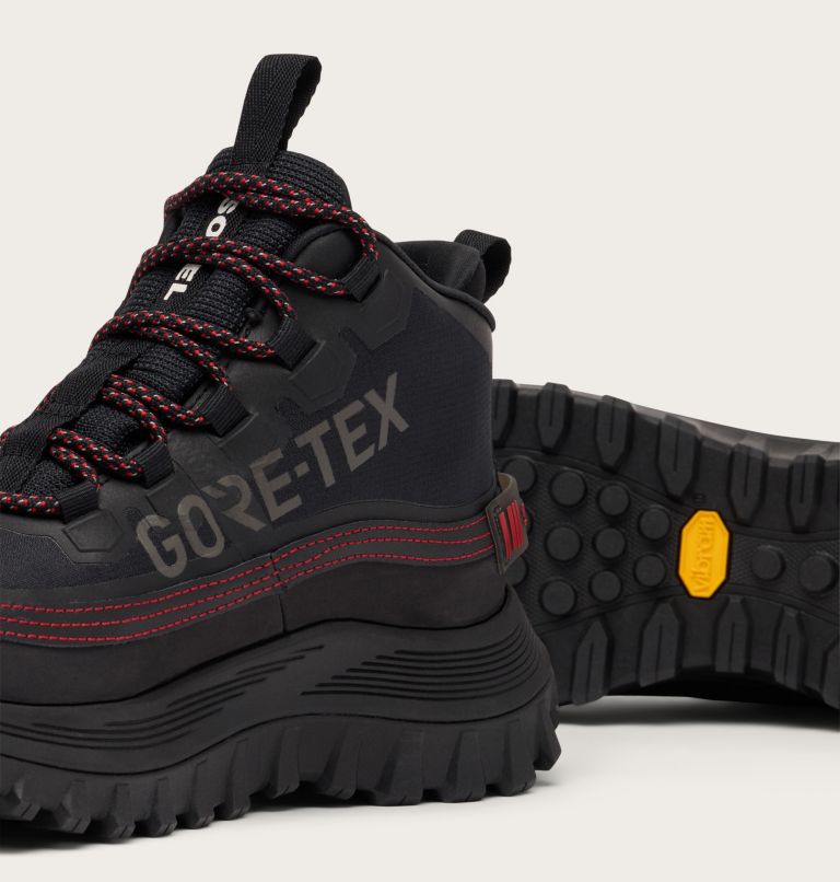 CALLSIGN HORIZON MID GTX Women's Waterproof Sneaker, Color: Black, Bright Red, image 9