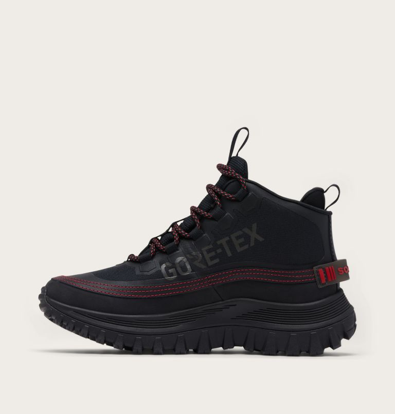 CALLSIGN HORIZON MID GTX Women's Waterproof Sneaker, Color: Black, Bright Red, image 3