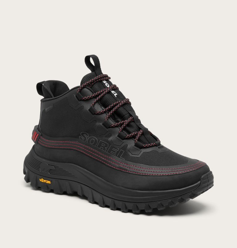 Men's CALLSIGN HORIZON Mid GTX Sneaker, Color: Black, Bright Red, image 5