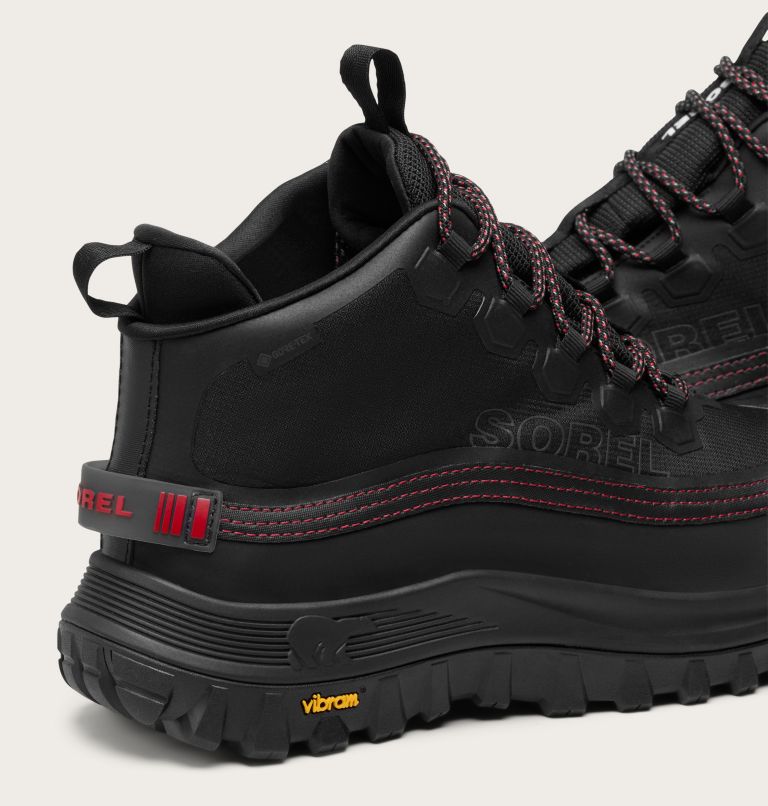 Men's CALLSIGN HORIZON Mid GTX Sneaker, Color: Black, Bright Red, image 6