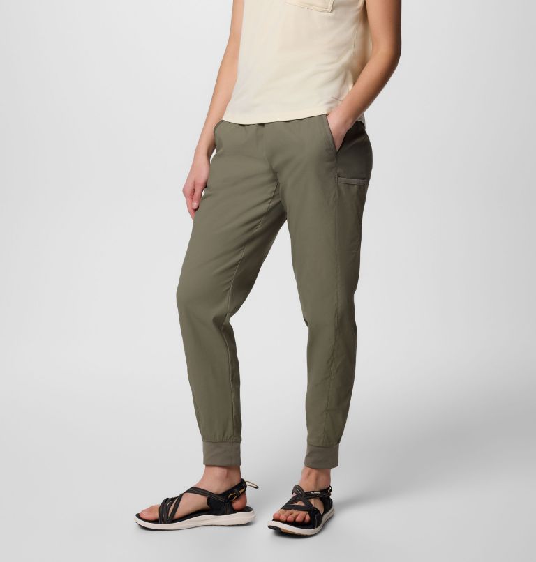 Women's Leslie Falls II Joggers, Color: Stone Green, image 3