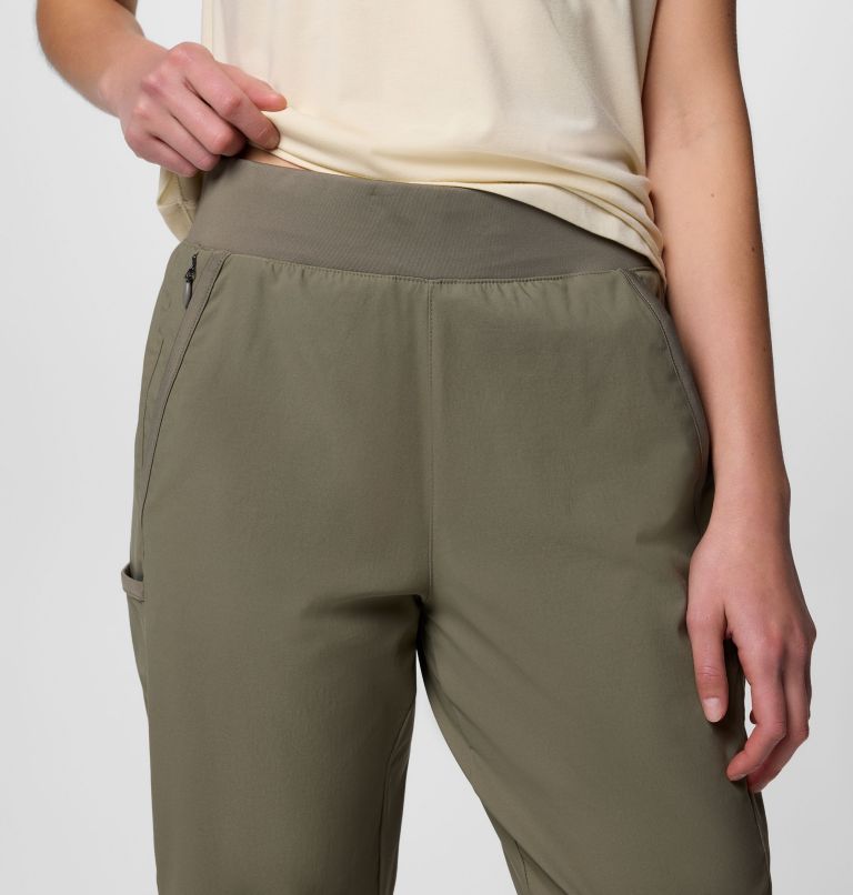 Women's Leslie Falls II Joggers, Color: Stone Green, image 4