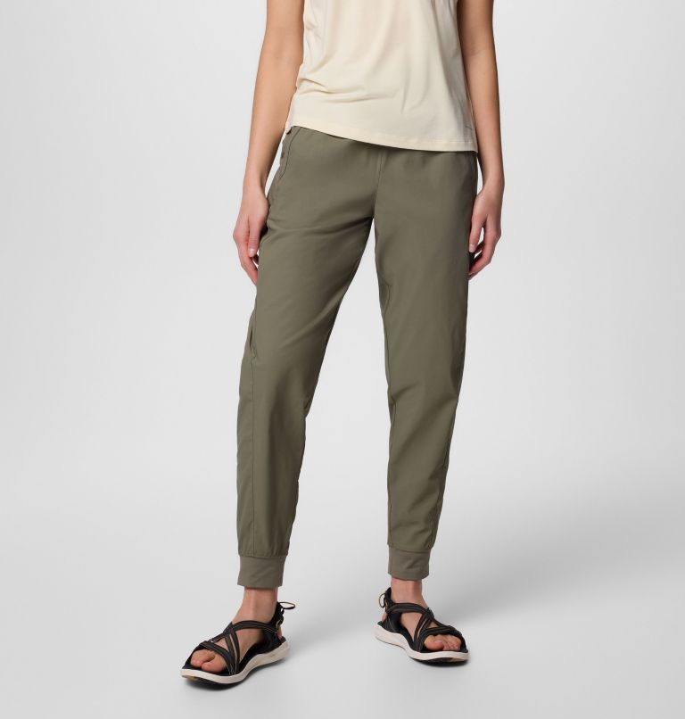Women's Leslie Falls II Joggers, Color: Stone Green, image 1