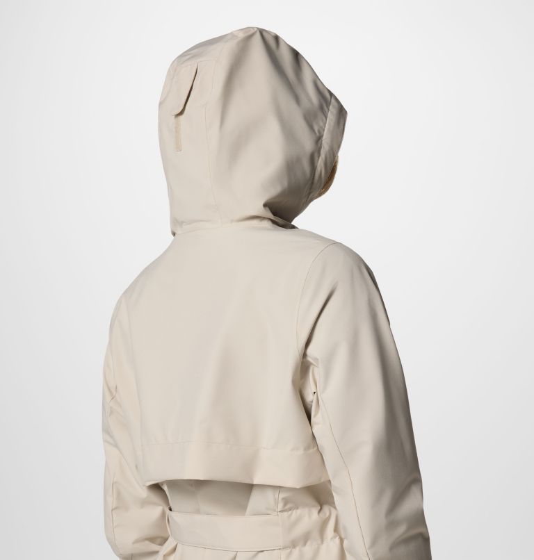 Women's Long Valley Trench III, Color: Dark Stone, image 6