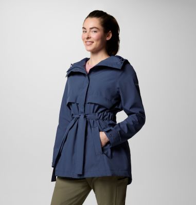 Women's Long Valley Trench III, Color: Nocturnal, image 11