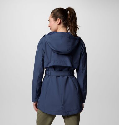 Women's Long Valley Trench III, Color: Nocturnal, image 10