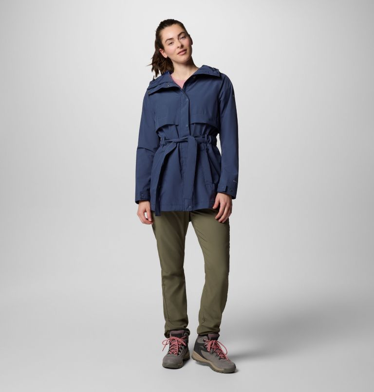 Women's Long Valley Trench III, Color: Nocturnal, image 7