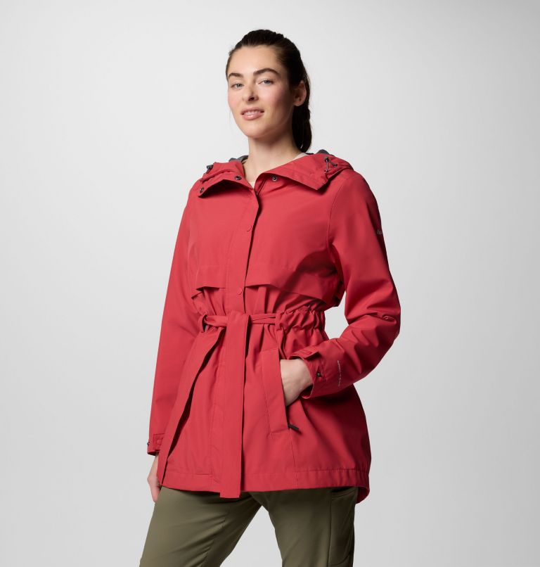 Women's Long Valley Trench III, Color: Daredevil, image 3