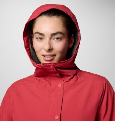 Women's Long Valley Trench III, Color: Daredevil, image 16