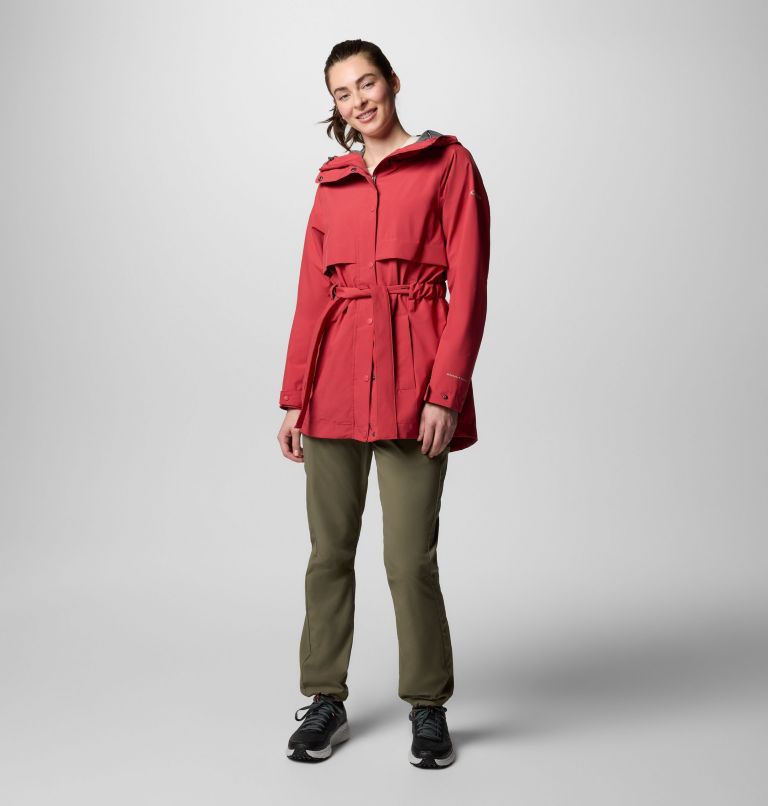 Women's Long Valley Trench III, Color: Daredevil, image 7